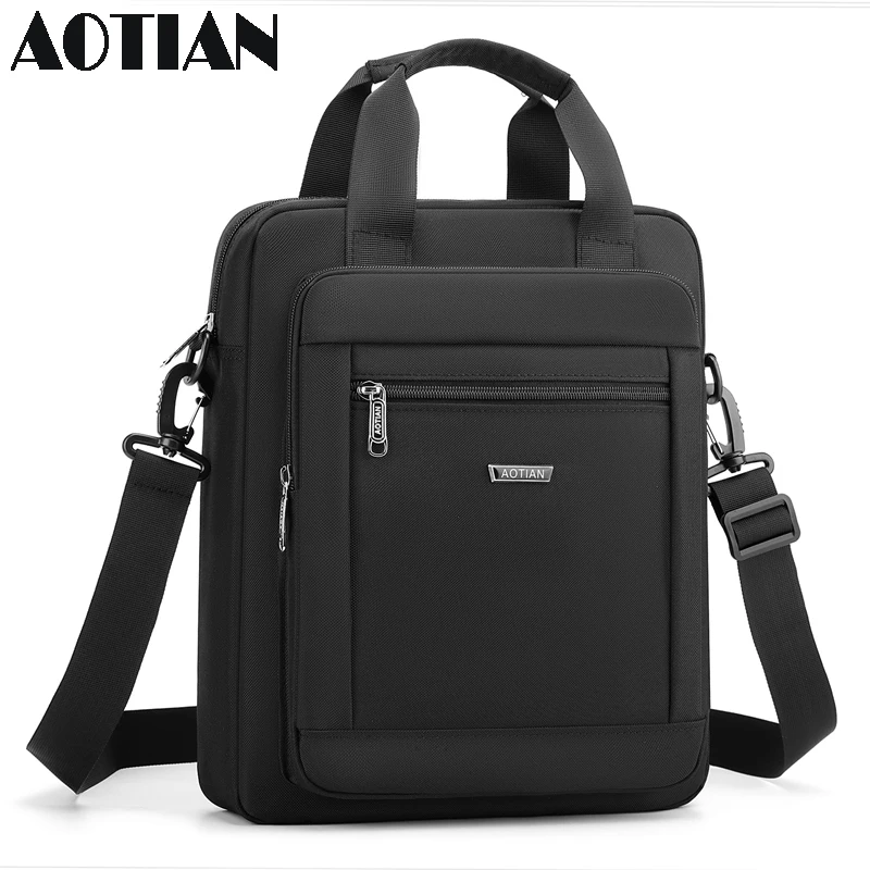 

AOTIAN Men's Shoulder Crossbody Bag High Quality Boys Travel Messenger Bag Tote Male Nylon Man Business Handbag Suitable for A4