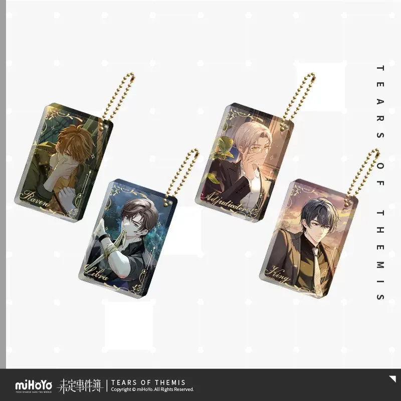 

Sunsyea Tears of Themis Official Merch miHoYo Original Xindong Version 3 Acrylic Pendant Raven Libra Adjudicator King