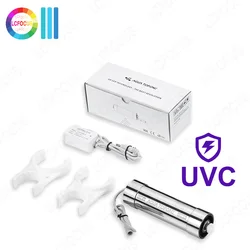 Waterproof Glass Lens LED Ultraviolet Lamps 270nm 275nm 280nm UVC 12V 24V For Water Purification Disinfection Sterilization