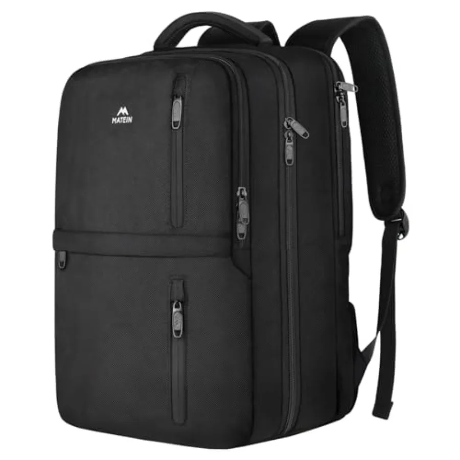 

Extra 45L Travel Laptop Backpack, Airline Approved Carry on Backpack with Shoe Compartment, Water Resistant Luggage College Ove