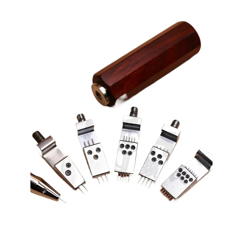 Piano chord mallet tuning tool, multi-head combination needle piercing hammer, piano tuning maintenance tool