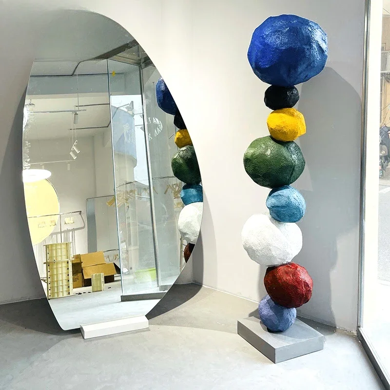 Decorative ornaments Creative home living room porch Color sculpture ins wind live stream props Soft decoration