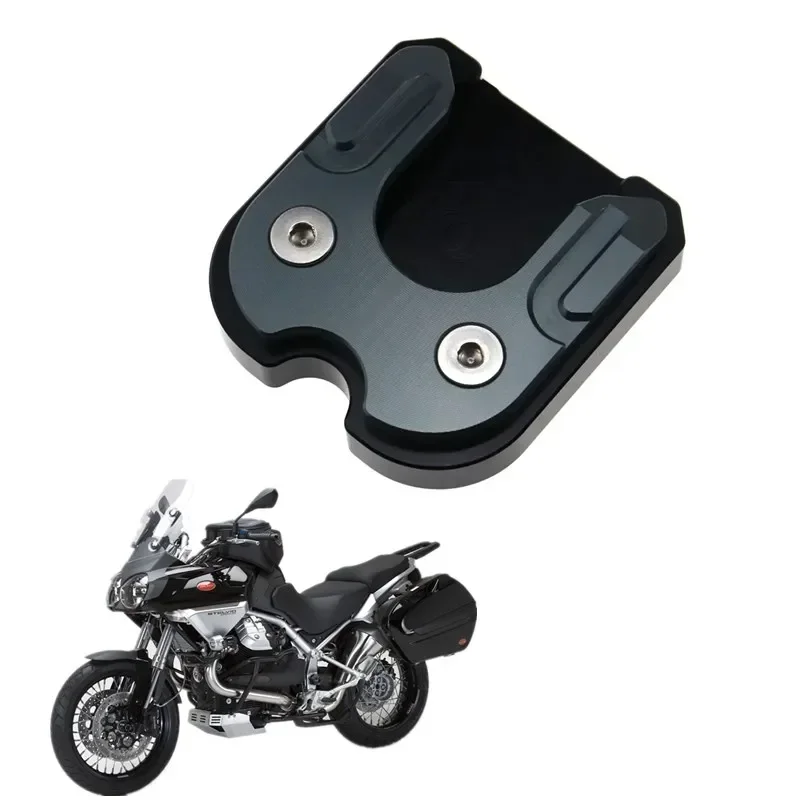 For MOTO GUZZI 1200 STELVIO (LZ000) 2008-2009 Motorcycle Accessories Kickstand Sidestand Stand Extension Enlarger Pad -4