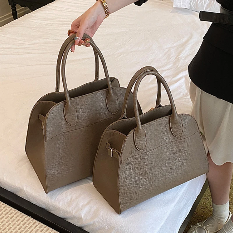 Modische Große Tragetasche, Vielseitige Pendler- und Reise-Schultertasche, Lässige Koreanische Premium-Luxus-Handtasche mit Griff – Detail 20