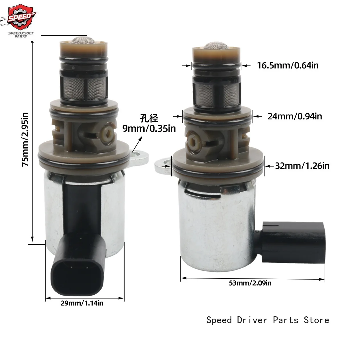Speed Driver 53022298AA Engine Multiple Displacement Solenoid for Ram 1500 Chrysler 300 Dodge Durango Jeep Grand Cherokee Parts