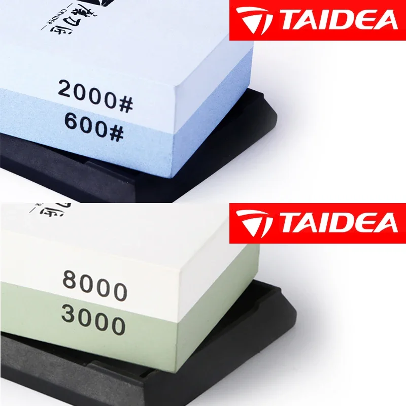 

2in1 TAIDEA sharpening stone 600 2000 3000 8000# Professional sharpening system whetstone knife sharpener Grinding Stone Tools