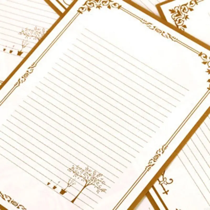 Printable Letter Writing Papers Lined for Wedding Invitation Greeting Letters