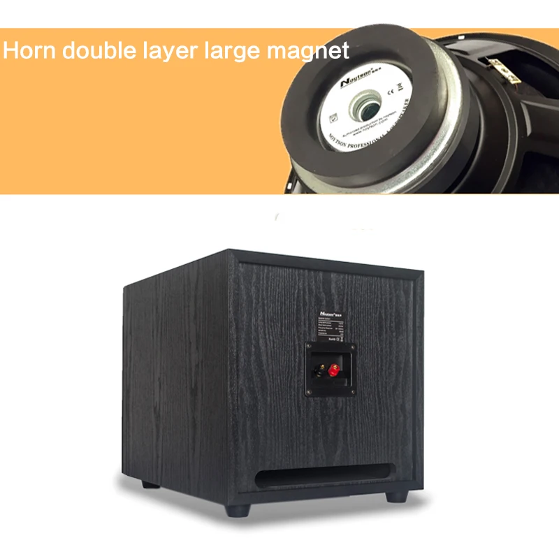 12 Inch 200W Home Theater Subwoofer DIY S013 Passive Subwoofer TV Computer Speakers Enthusiast HiFi Audio Amplifier 30Hz-120KHz