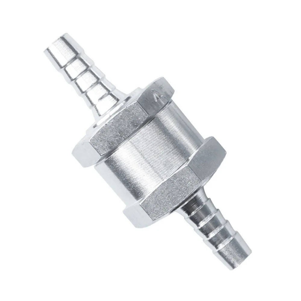 For Jifeng Auto Fuel Check Valve Aluminum One Way Non Return Valve Diesel Pipe Connector Engine Accessories