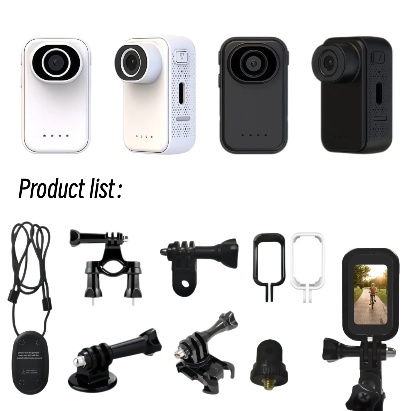 Action Camera Thumb Mini Portable Recording Video 1080P HD for Beginner Travel Camera for Birthday Gifts and Christmas Gifts