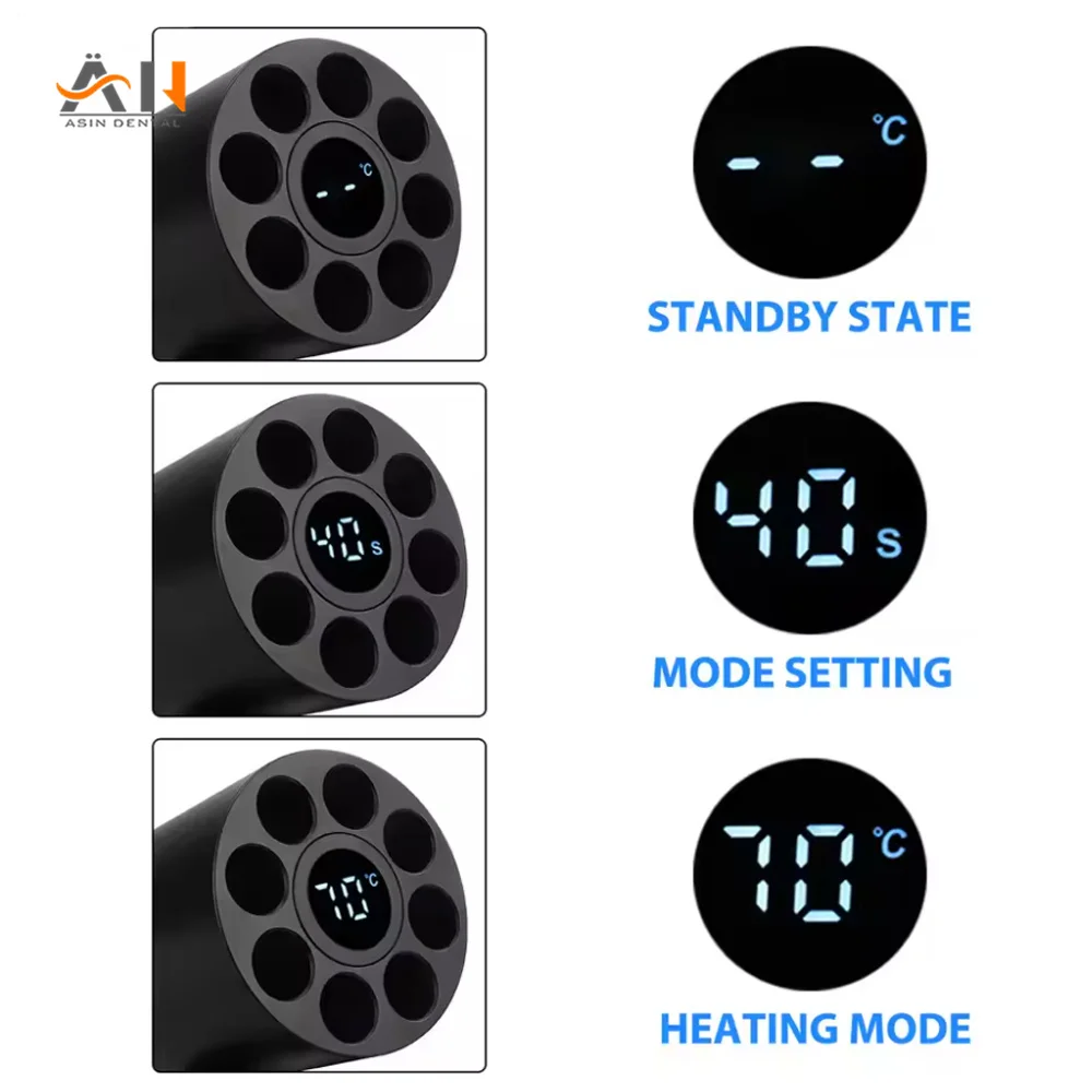 DEASIN Dental AR Heater Composite Resin Heating Heater With Display Screen Dentist Material Warmer Equipment US or EU Plug