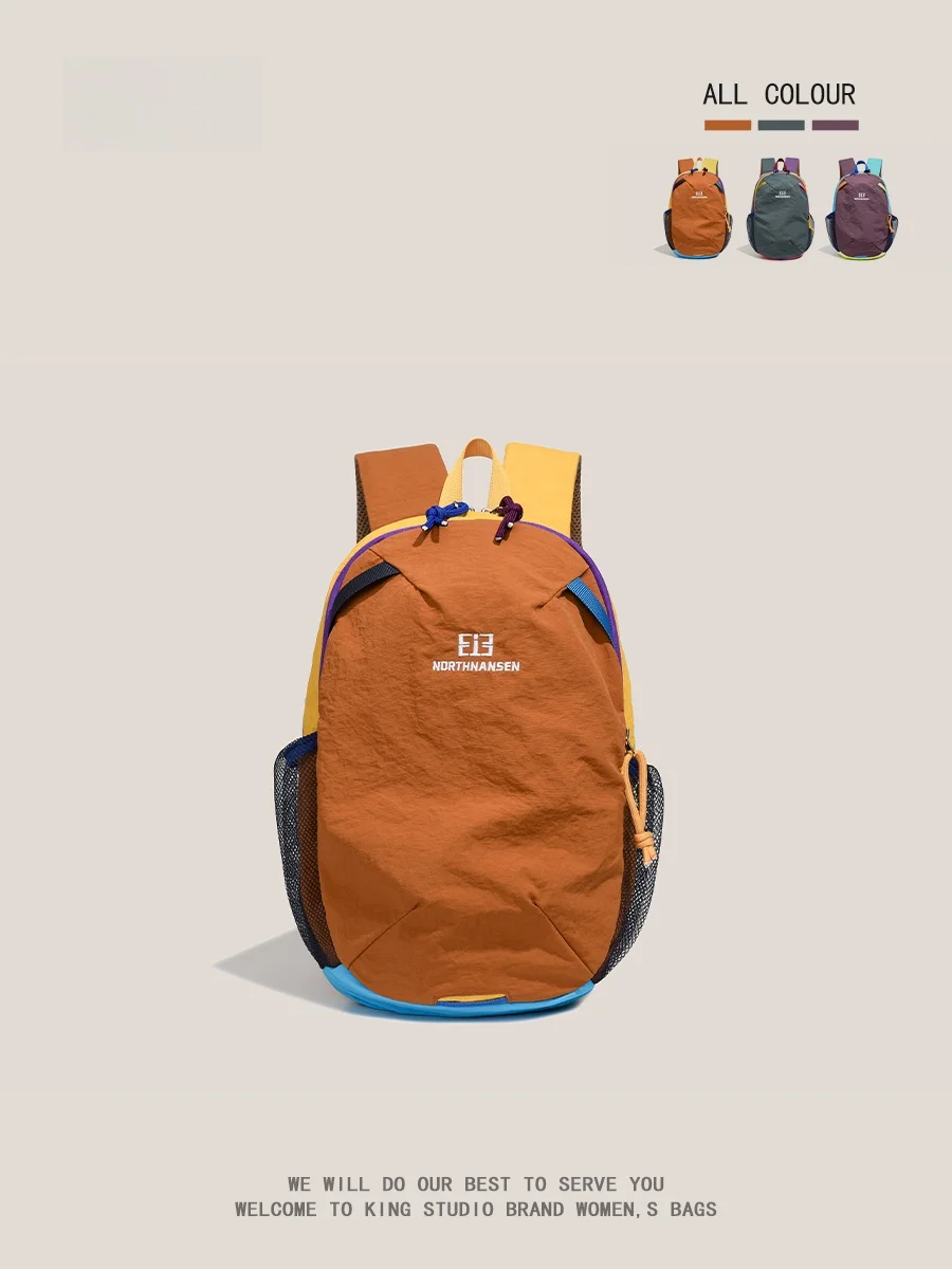 

Lightweight Casual Women's Backpack Outdoor Travel Hiking Bag High Aesthetic Value Soft Dual Strap Anti-Water
