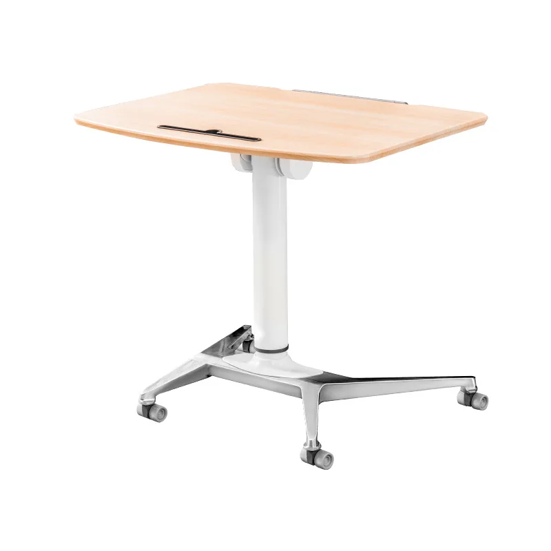 

Folding mobile standing computer desk, office learning and writing lecture table, lifting table