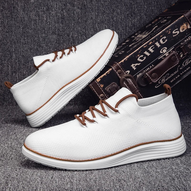 2025 Mens Golf Shoes Lightweight Sneakers Driving Casual Shoes Anti-slip Mesh Walking Running Sneakers Anti-slip Flat Shoes