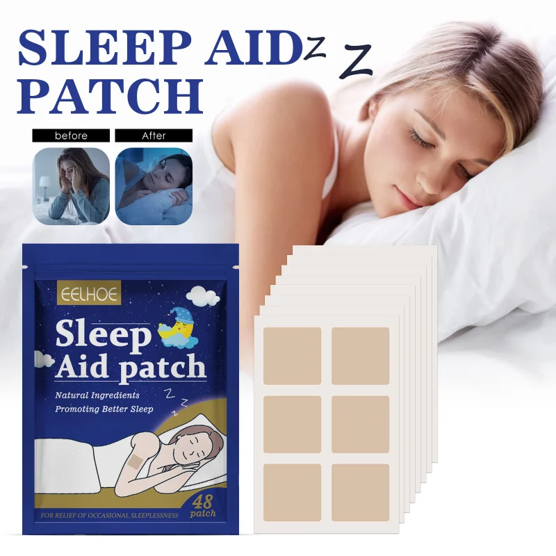 48pcs Insomnia Treatment Relieve Anxiety Decompression Headache Neurasthenia Soothing Plasters Body Relaxing Help Sleeping Patch