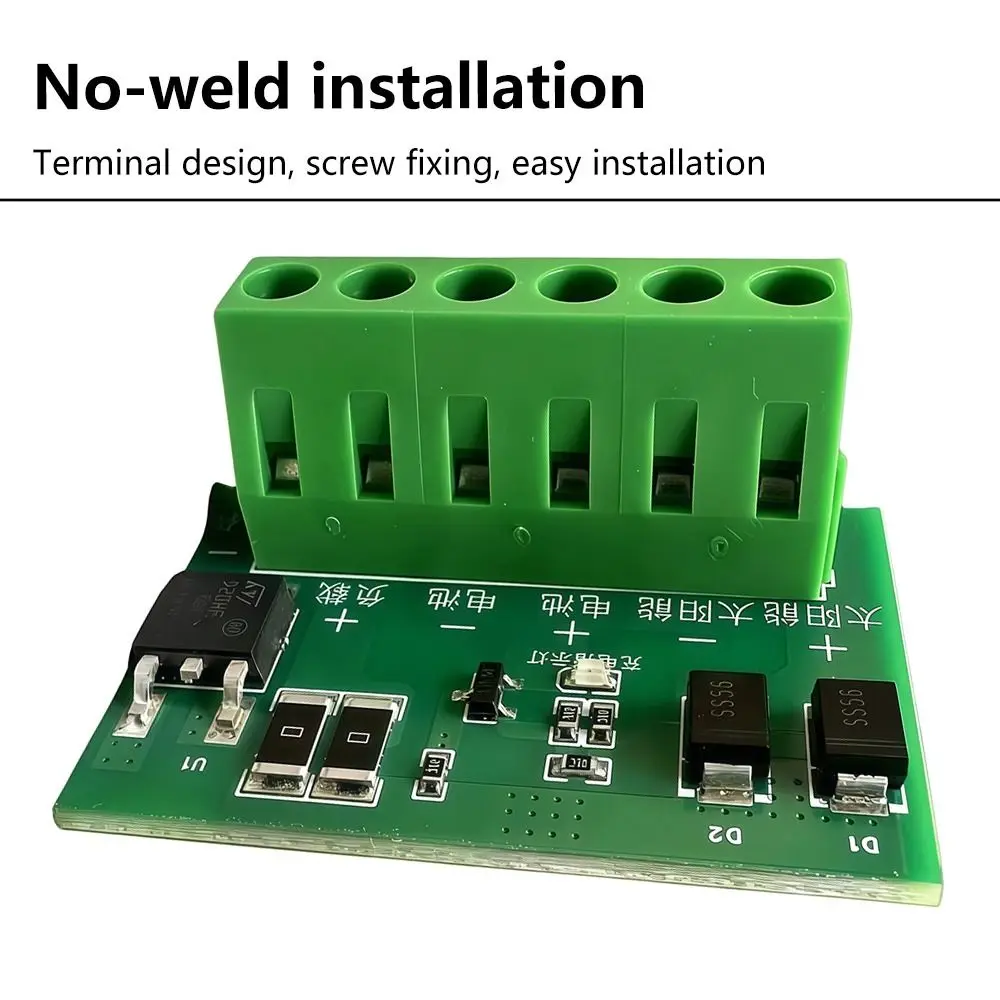 1Pcs Durable DC 6-45V Control Circuit Board Fully Automatic 10A LED Controller Board Auto On Off Light Drive Control Board