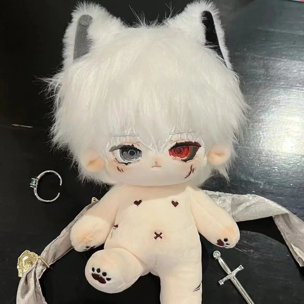 

Stuffed Anime Tokyo Ghoul Kaneki Ken Centipede 20cm Plush Puppet Toys for Kids Adults Colletible Cotton Dress-up Dolls Fans Gift