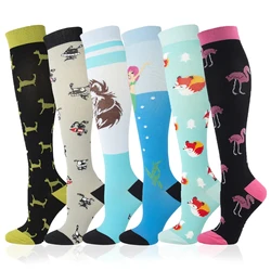 Compression Socks Varicose Socks Diabetes Pregnancy 20-30mmhg Nurse Socks Outdoor Sports Running Natural Hiking Basketball Bike