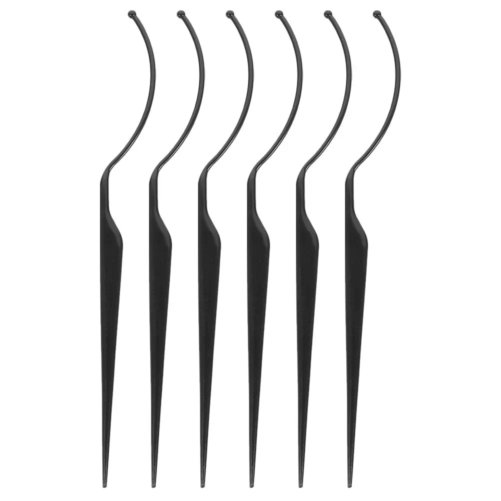 Bâton d'affichage de faux cils, support en acrylique, organisateur de cils réutilisable, outil d'affichage, accessoire de beauté Portable 6 pièces