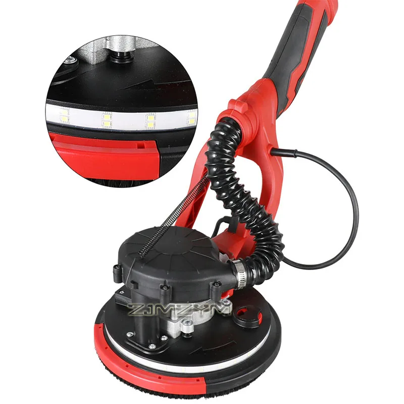 Drywall Sander 1250W Foldable Wall Sander with Self‑Dust‑Suction System Variable Speed for Wall Putty Polishing and Grinding