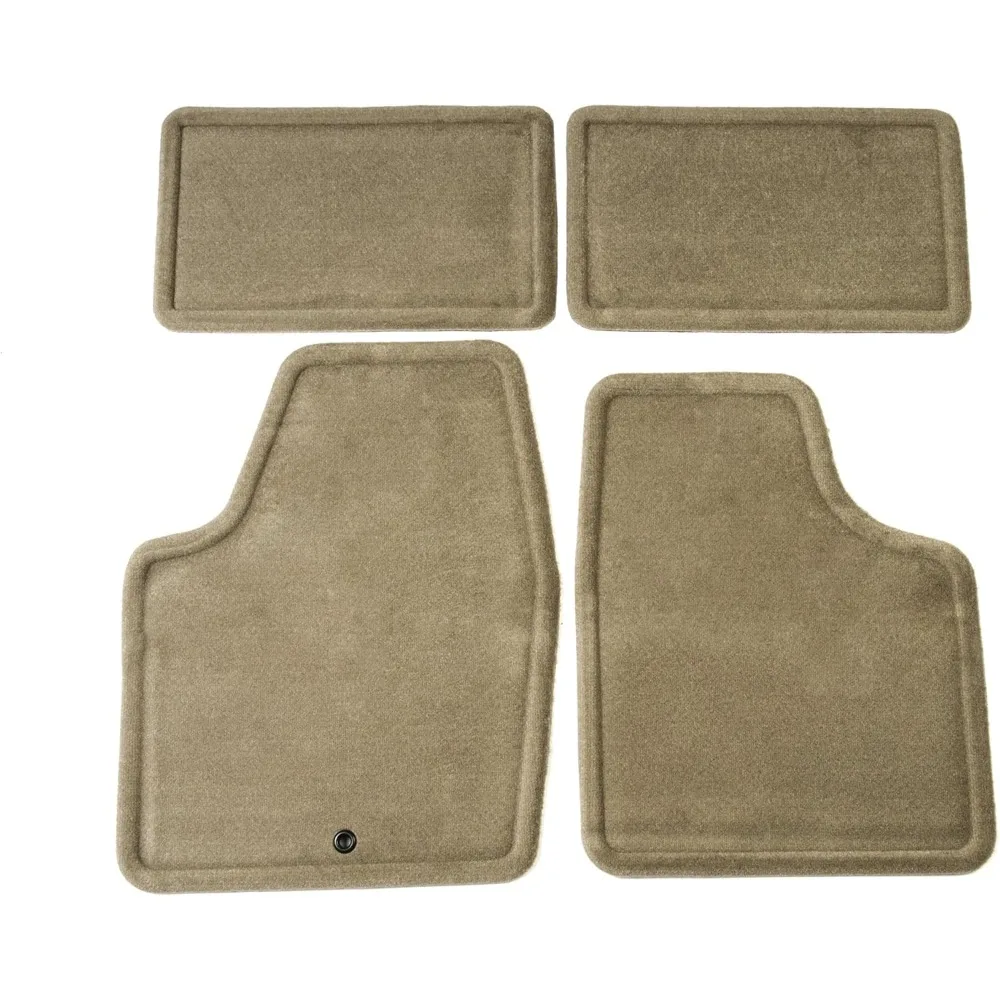 

GM Accessories 15237887 Front and Rear Carpeted Floor Mats in Neutral