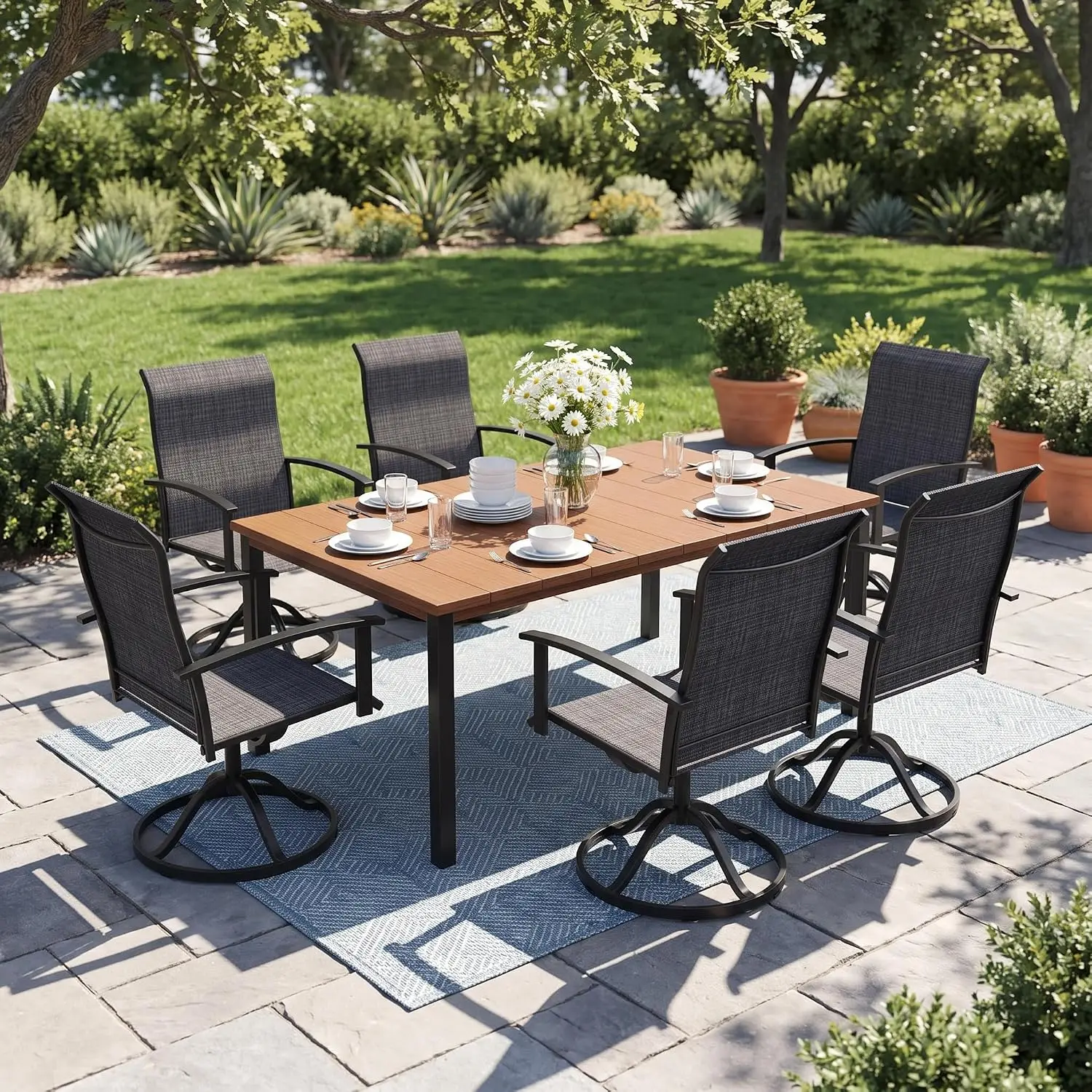 7-Piece Patio Dining Set 63