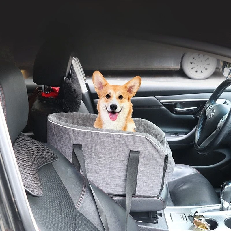 

New Central Control Car Dog Mats Pet Bed Small Dog Cat Front Row Car Seat Nest Portable Single Shoulder Pet Bag