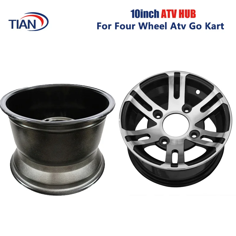 

ATV 10 Inch Aluminum Alloy Wheel Hub 21/23X7-10 20/22X10-10 For Four Wheel Atv Go Kart Wheel Hub Front,Rear Wheel Hub Parts