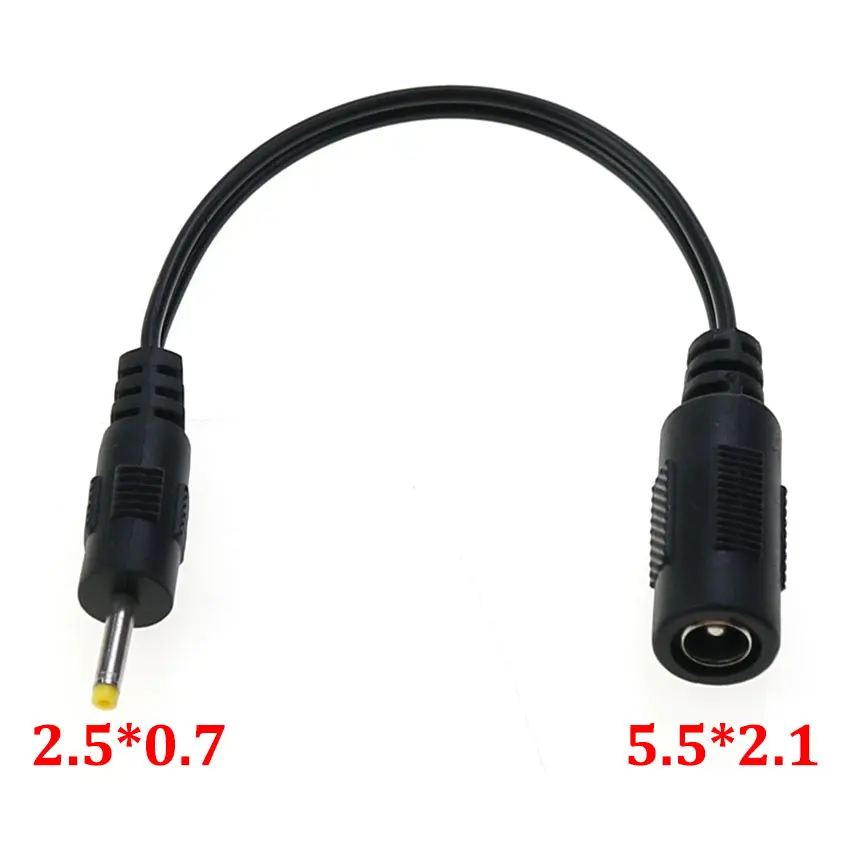 5.5*2.5mm 3.5*1.35mm 4.0*1.7mm 4.8 2.5 0.7 Extension Connector Power Cord 5.5x2.1mm DC Female Power Jack to DC Male Plug Cable