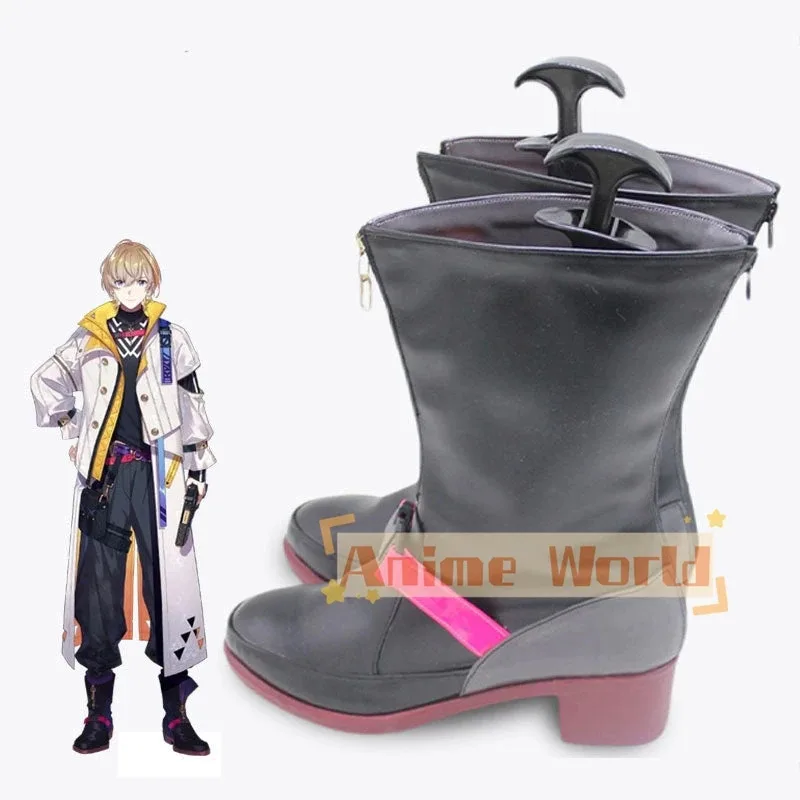 Virtual YouTuber VOLTACTION Fura Kanato Cosplay Shoes Halloween Carnival Boots Custom Made