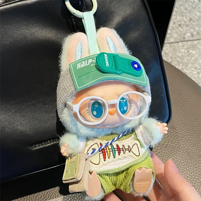 

Для 17 см Labubu Idol V1 V2 модная мини-кукла, одежда, аксессуары, стильная одежда, спортивный костюм для отдыха, одежда в подарок