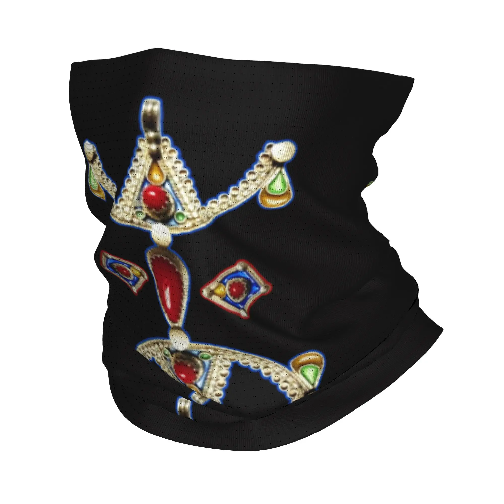 

Многофункциональный шарф-бандана Custom Z Imazighen Kabyle для мужчин и женщин: зимний, для лыж, походов, в стиле амазигов и берберов, этническая маска для лица