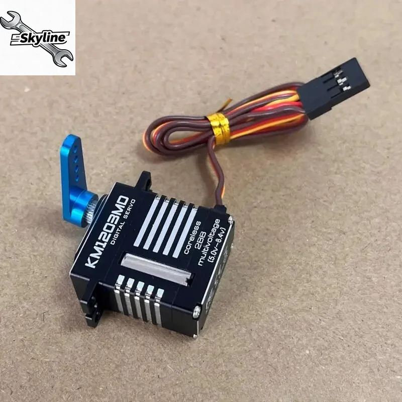 KM1203MD 9kg.cm Digital Metal Gears 20g  Mini Servo Full CNC Aluminum Case for RC Airplane or 450 class Helicopter Tail
