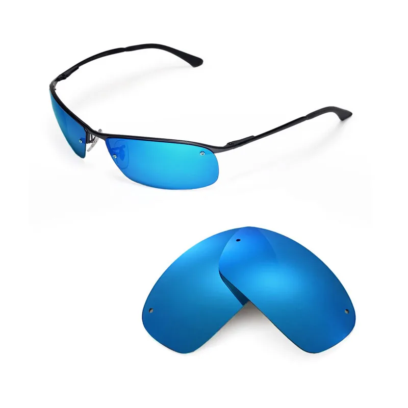 

Сменные поляризационные линзы Walleva для солнцезащитных очков Ray-Ban RB3183 63 мм