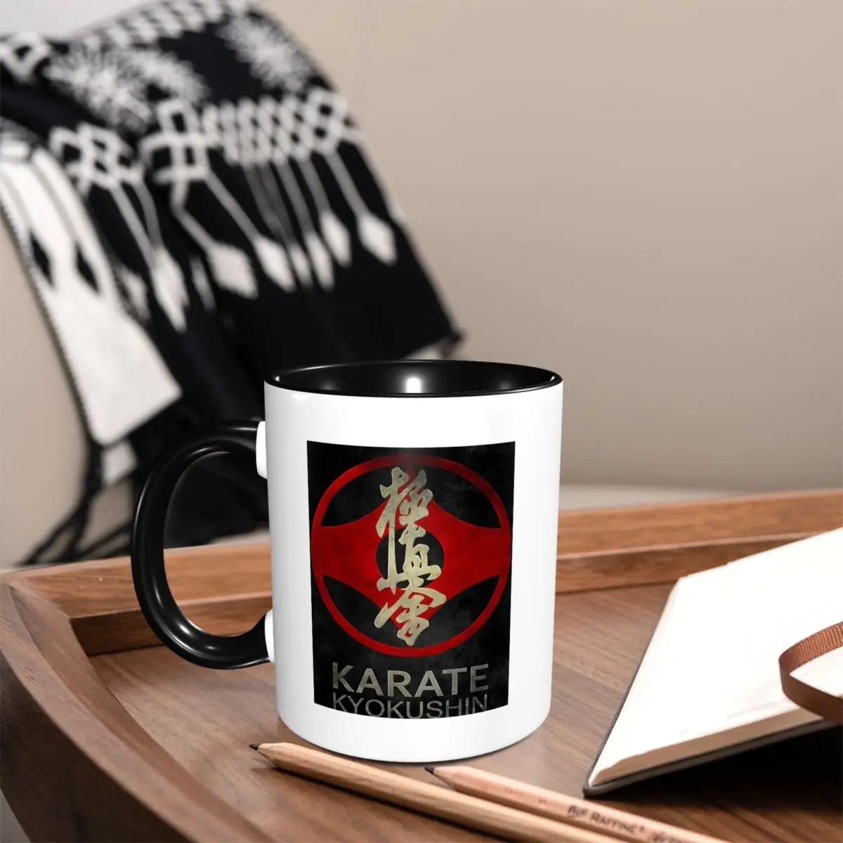 Kyokushin Karate Bushido Values Mug Funny Ceramic Coffee Cups Tea Mugs Milk Cup Drinkware Gift for Woman Man