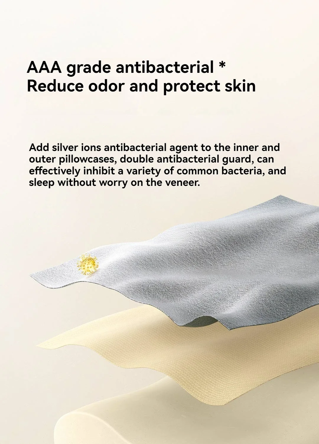 Mijia Memory Cotton Neck Pillow Pro Soft Breathable Antibacterial Strong Support 9cm 11cm High Low Curve Seamless Fit Household