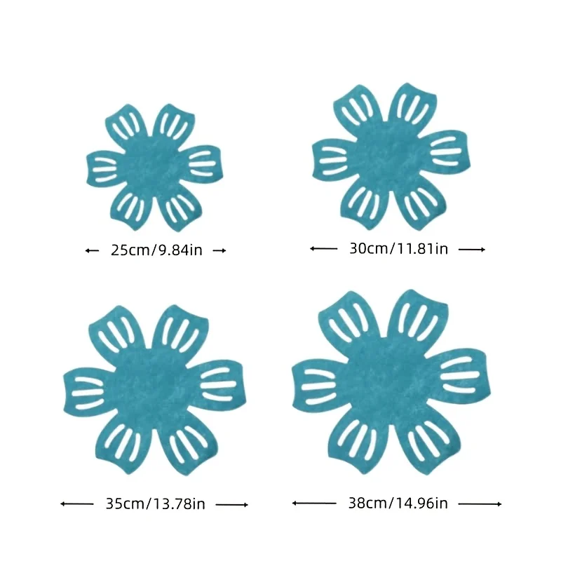 1/5pcs Household Kitchen Felt, Pot Protectors in Various Sizes, Suitable for Separating Hot Dishes and Pans