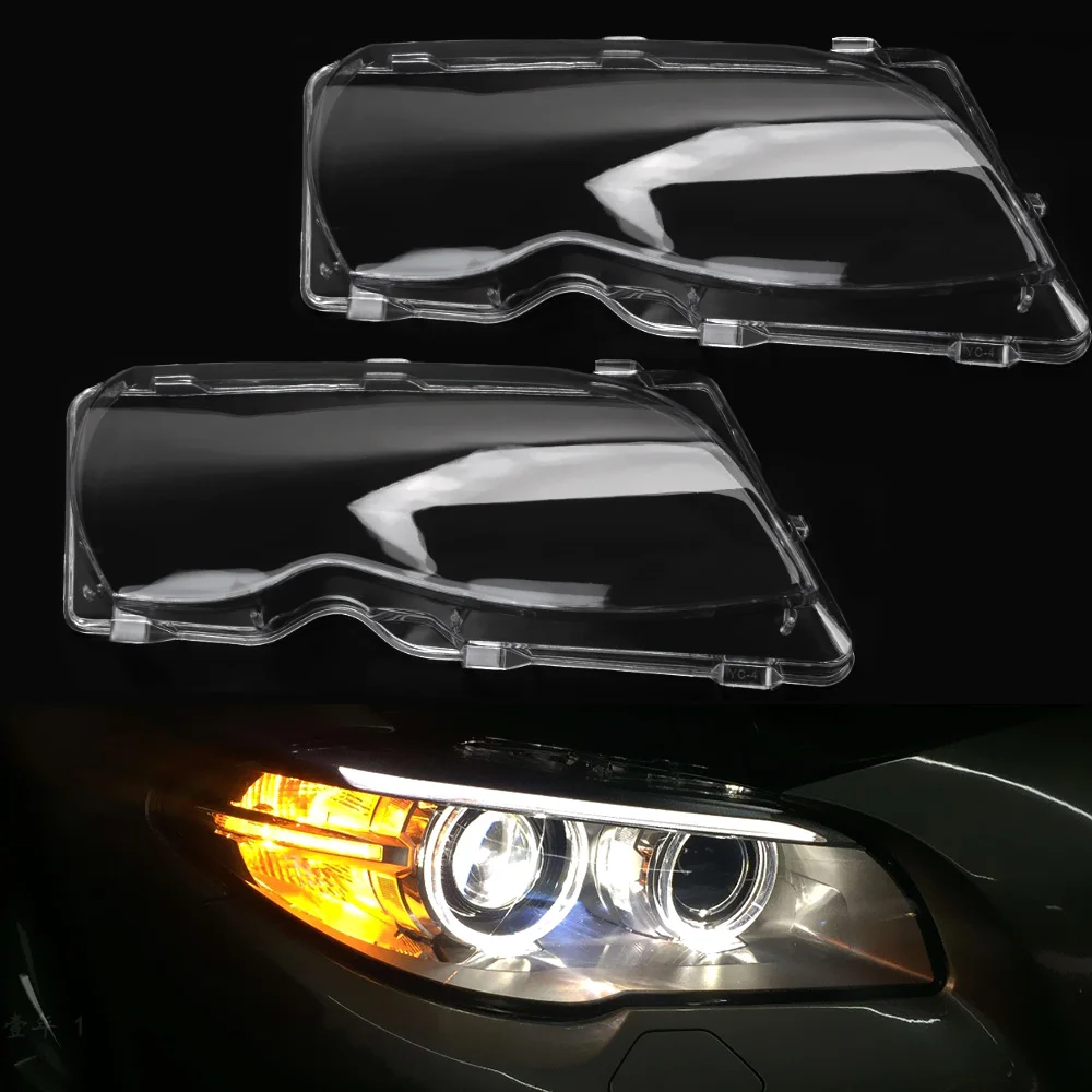 Car Headlight Glass Cover Clear Transparent Automobile Head Light Lens Auto Products  for BMW E46 3-Series 4 Door 02-05