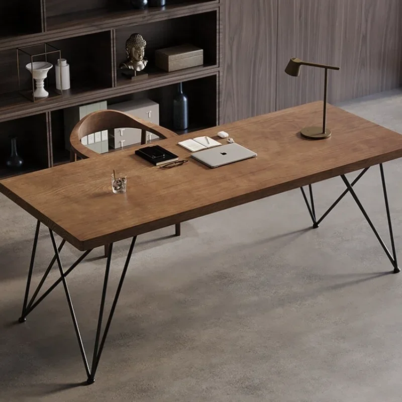 Nordic solid wood desktop computer desk household simple desk bedroom desk large board table modern