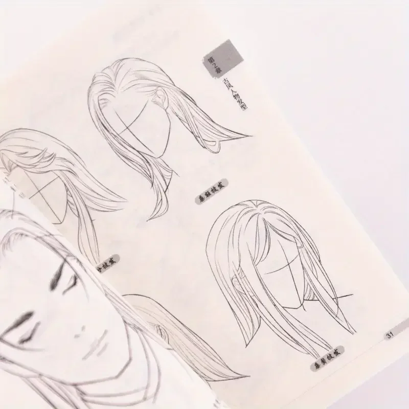 Ancient Cartoon Tutorial Pocket Book Ancient Character Hand Painting Fundamentals anime Illustration Animation Exercise Material