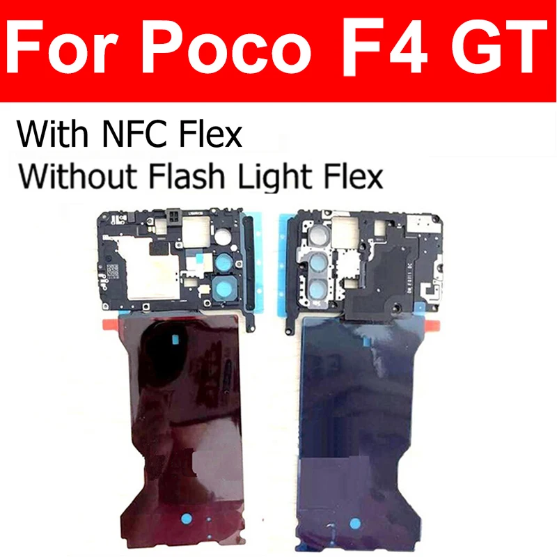 Antenna Mainboard Cover For Xiaomi Pocophone POCO F3 GT F4 F4 GT Signal Motherboard Cover with NFC Back Frame Shell Main Board