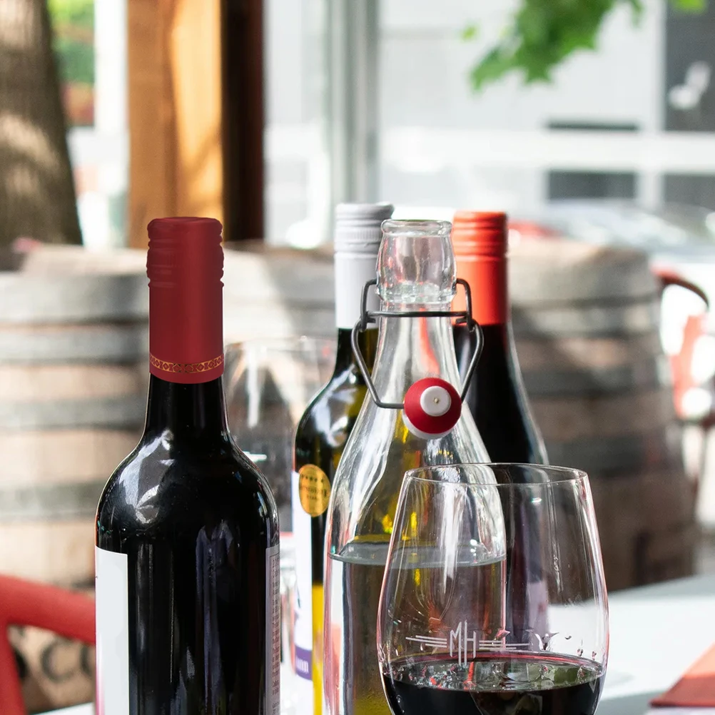 

50pcs Shrink Stoppers Heat Seal Caps Air Tight Wine Sealer For Sparkling Wine Preservation Bottle Accessory