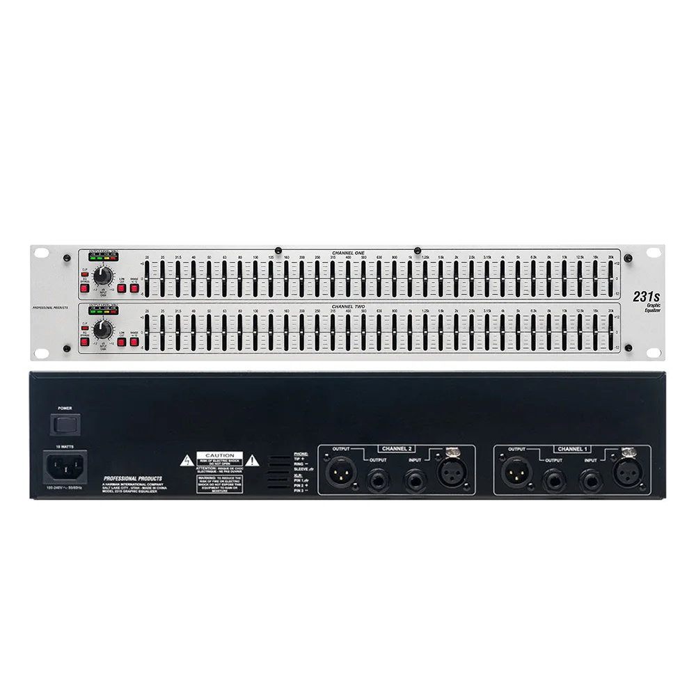 

Dbx231S Dbx 231S Dual 31-band High-end Feedback Canceller Electronic Professional 48kHz Sample Rate for Sound Graphic Equalize