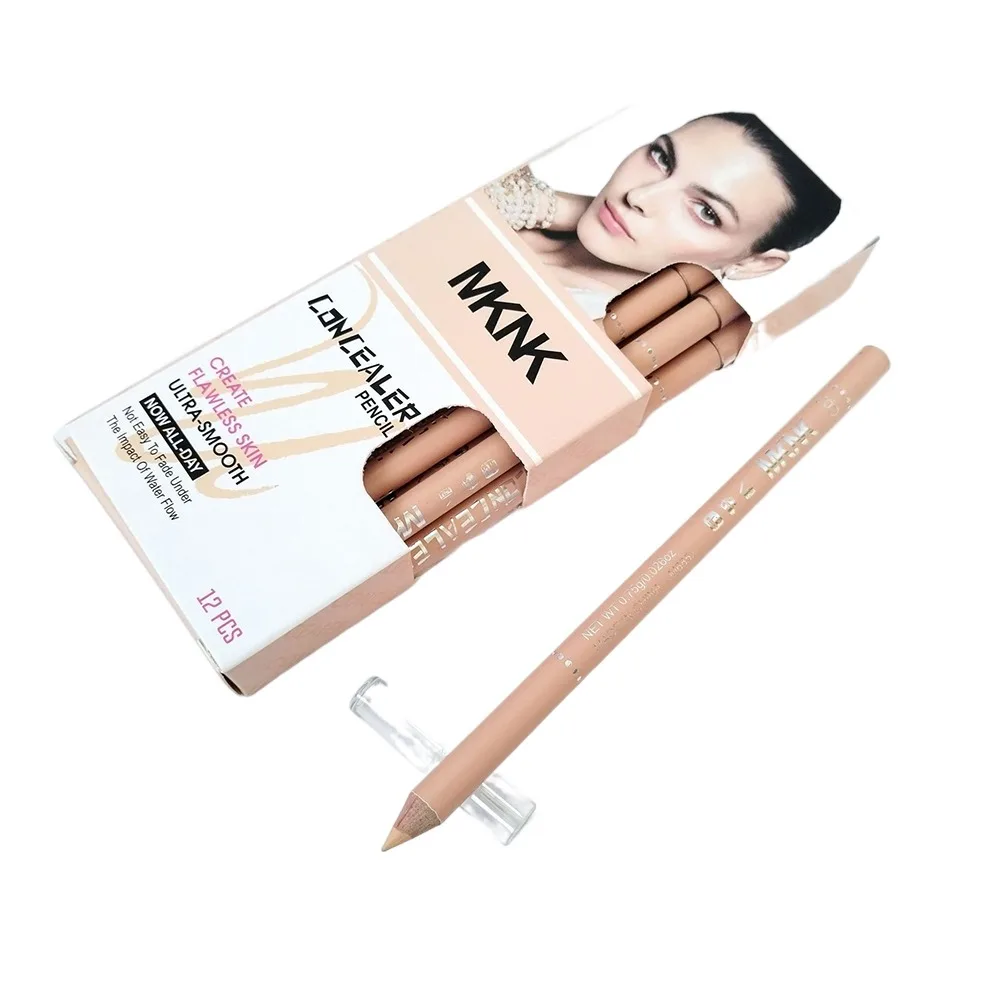 ดินสอคอนซีลเลอร์ 12 แท่ง 2 สี ปกปิดจุดด่างดำ รอยคล้ำใต้ตา ปรับสีผิวให้สม่ำเสมอ