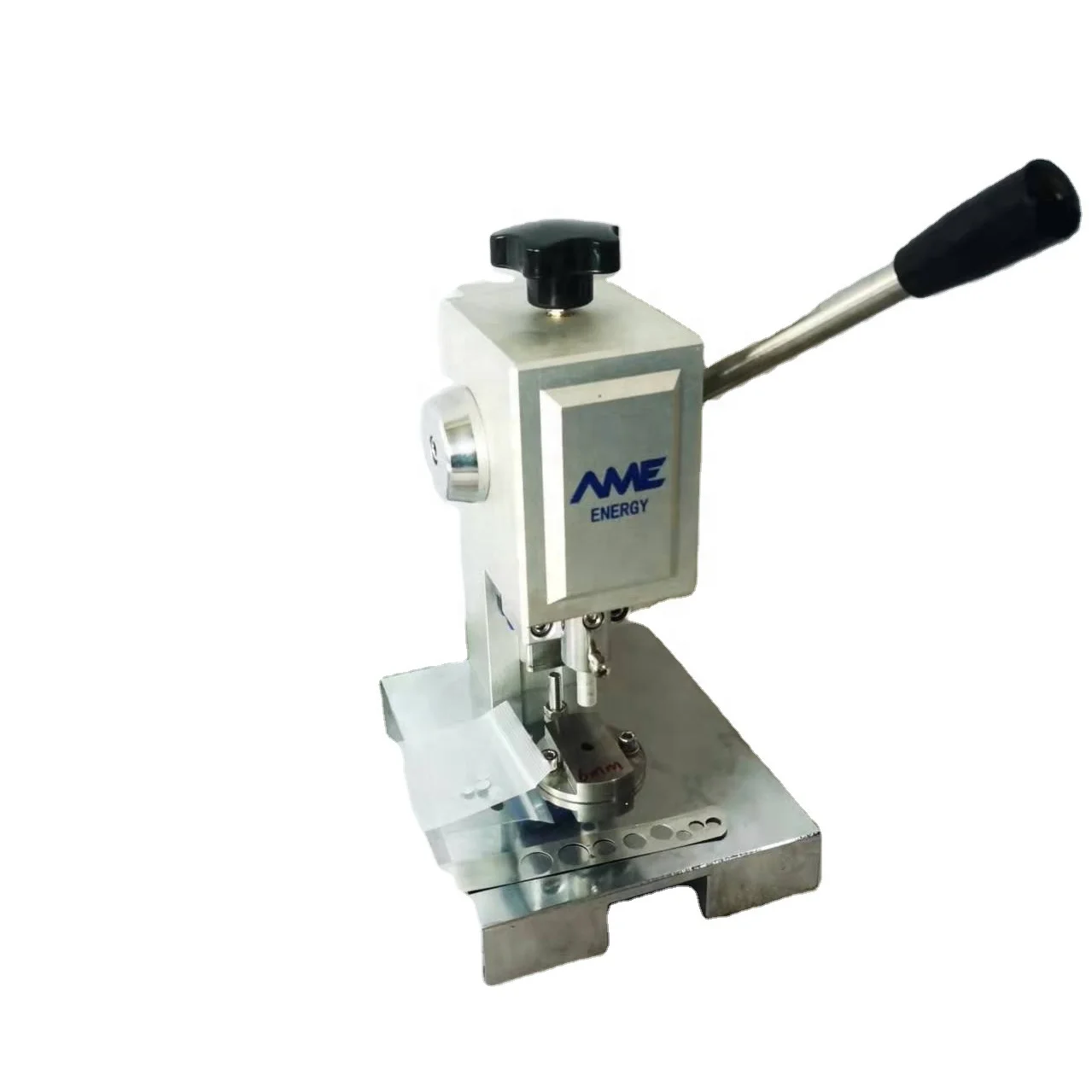 CR2032 Coin Cell Manual Die Cutter Disc Cutting Machine for Electrode & Separator Punching