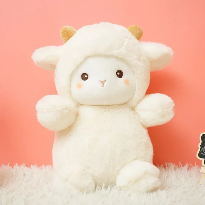 25cm Super Cute Sheep Plush Toy Kawaii Rabbit Alpaca Dolls Stuffed Soft Animal Pillow Birthday Wedding Party Throw Toys Gift