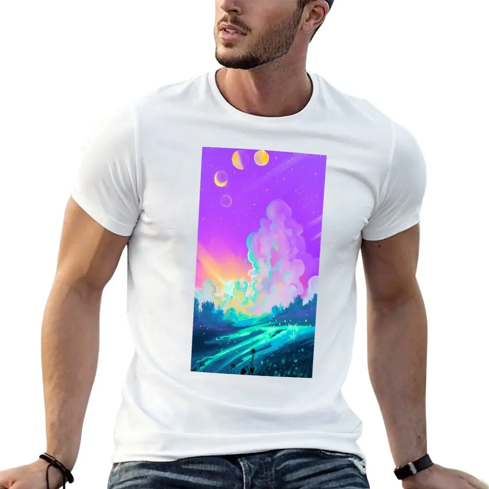 Melancholy Skies T-Shirt graphic t shirts plus size tops men clothings