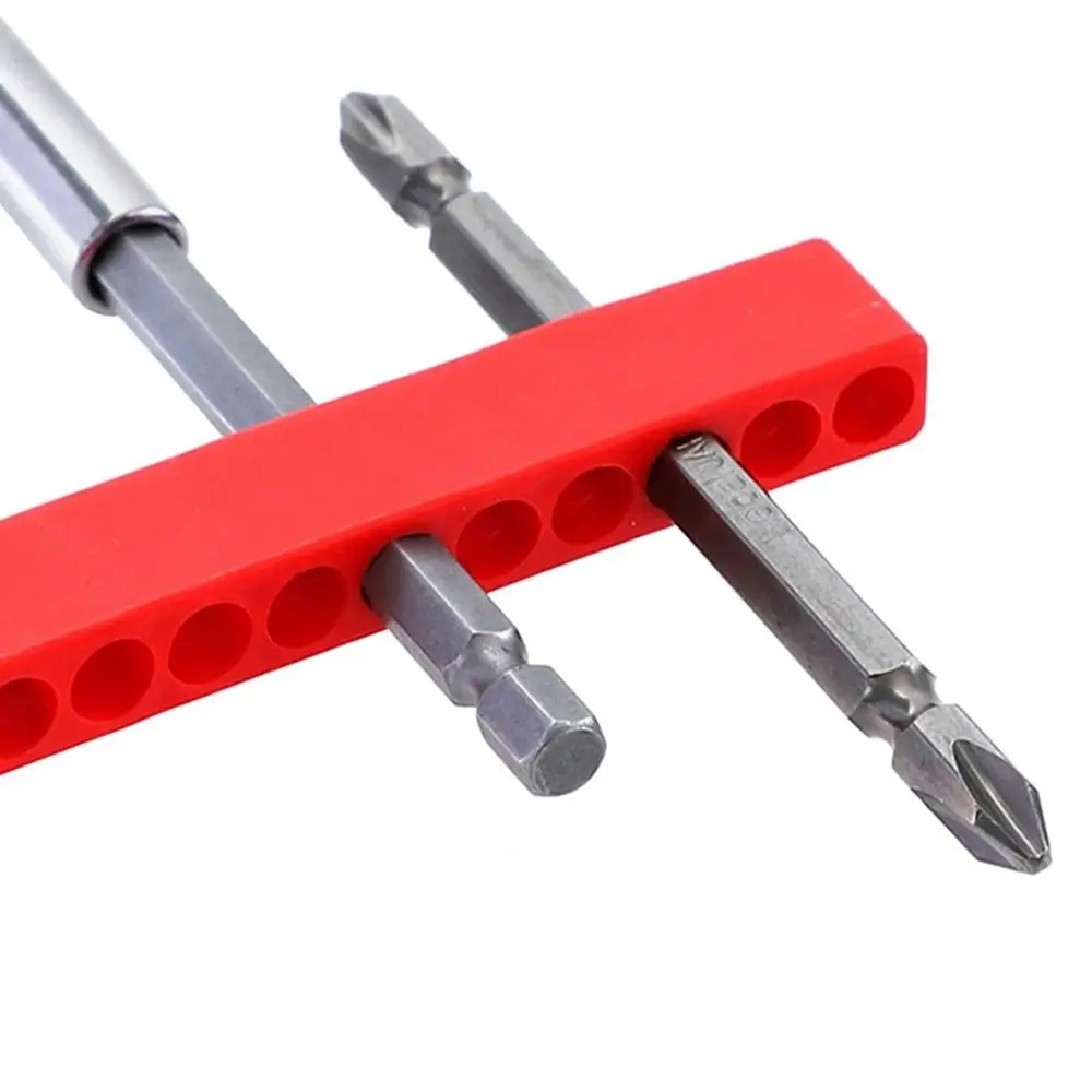 5/10Pcs 10 Holes Screwdriver Bit Box 1/4