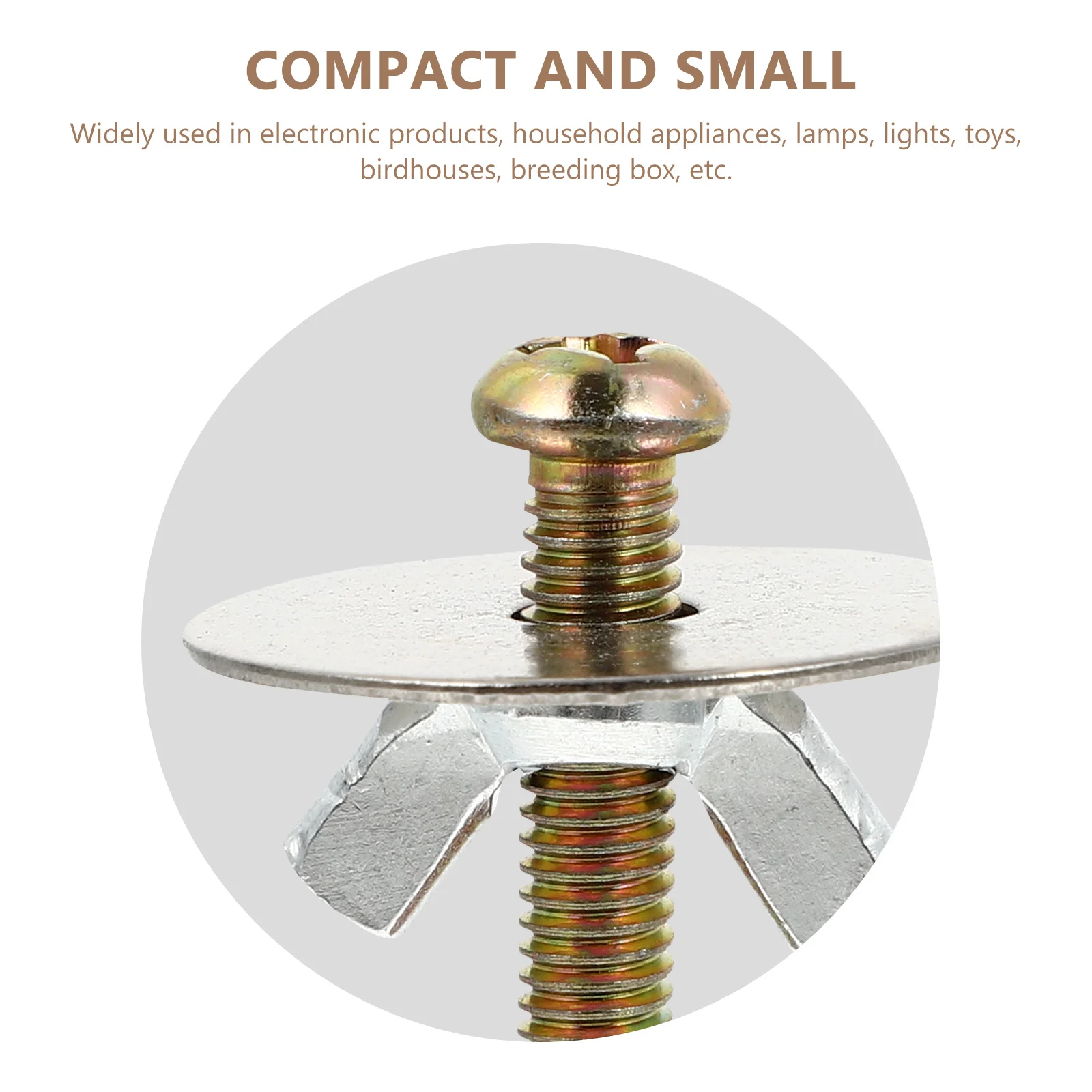 

30 set Breeding Box Fittings Kit Nest Setting Screws Fixing Gaskets For Bird House Fasteners Pet Supplies Metal