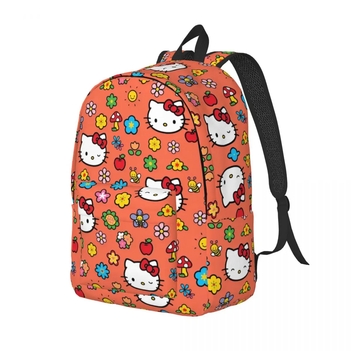 Cartoon Cute Hello Kitty Backpack for Men Women Cool Student Work Daypack HelloKitty Laptop Computer Shoulder Bag Outdoor